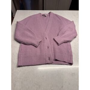 Essential Antwerp Lilac Shaker Sweater Small